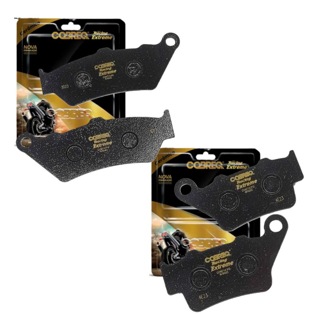 Pastilha de Freio Cb 500 Antiga 1997-2005 Cobreq Cerâmica em Oferta na Shopee