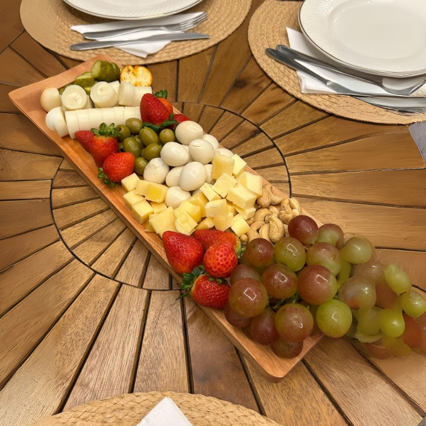 Tábua De Corte Frios Petisqueira Mesa Posta E Aperitivos 45cm por 14cm