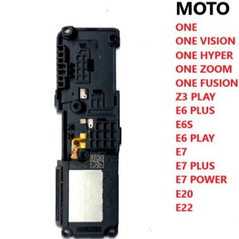 Alto falante campainha modelos variados: One, One vision, One hyper, One zoom, One fusion, E6 Plus, E6s, E7, E7