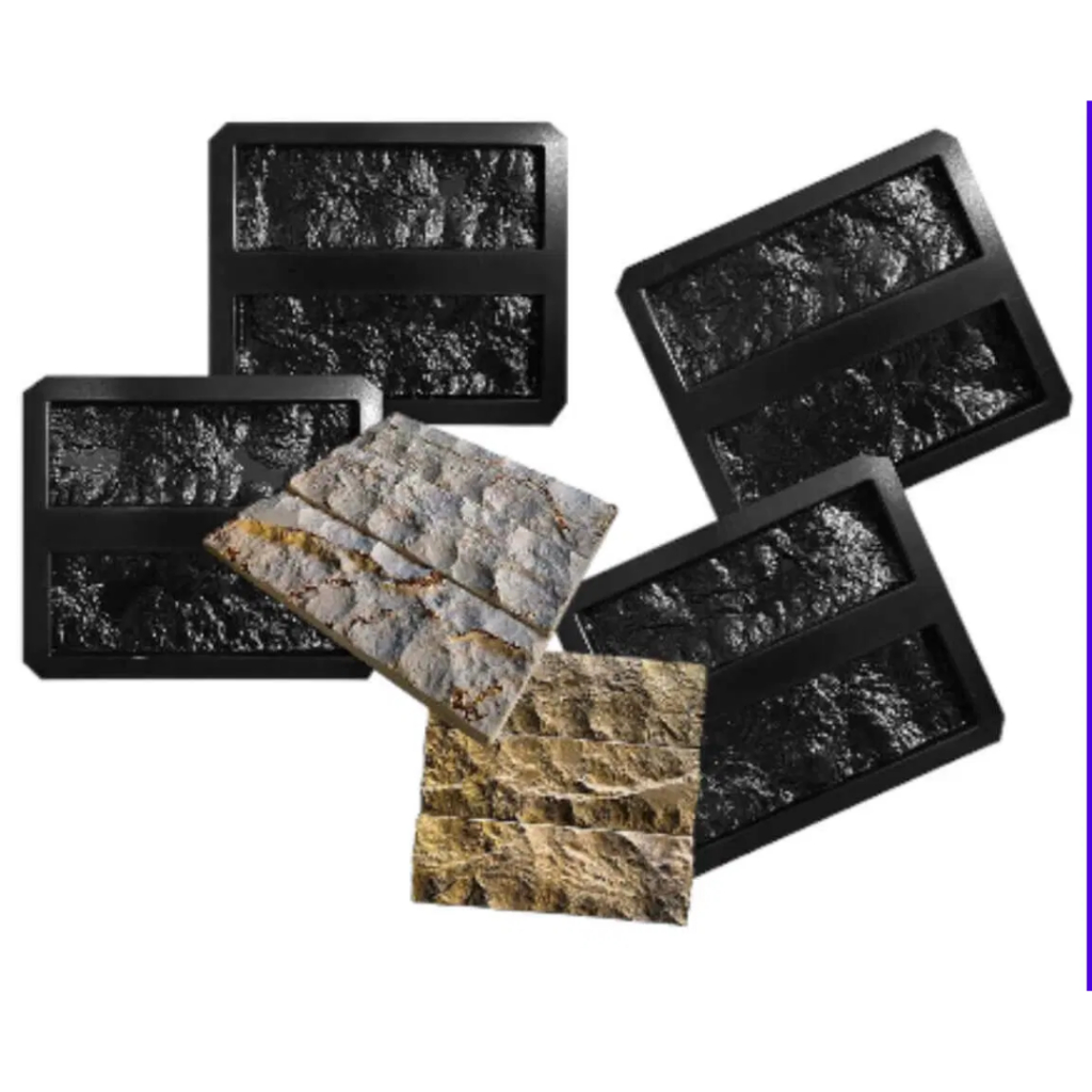 kit de Formas Rockface Travertino – 8 peças de 30 X 10 CM em Oferta na Shopee