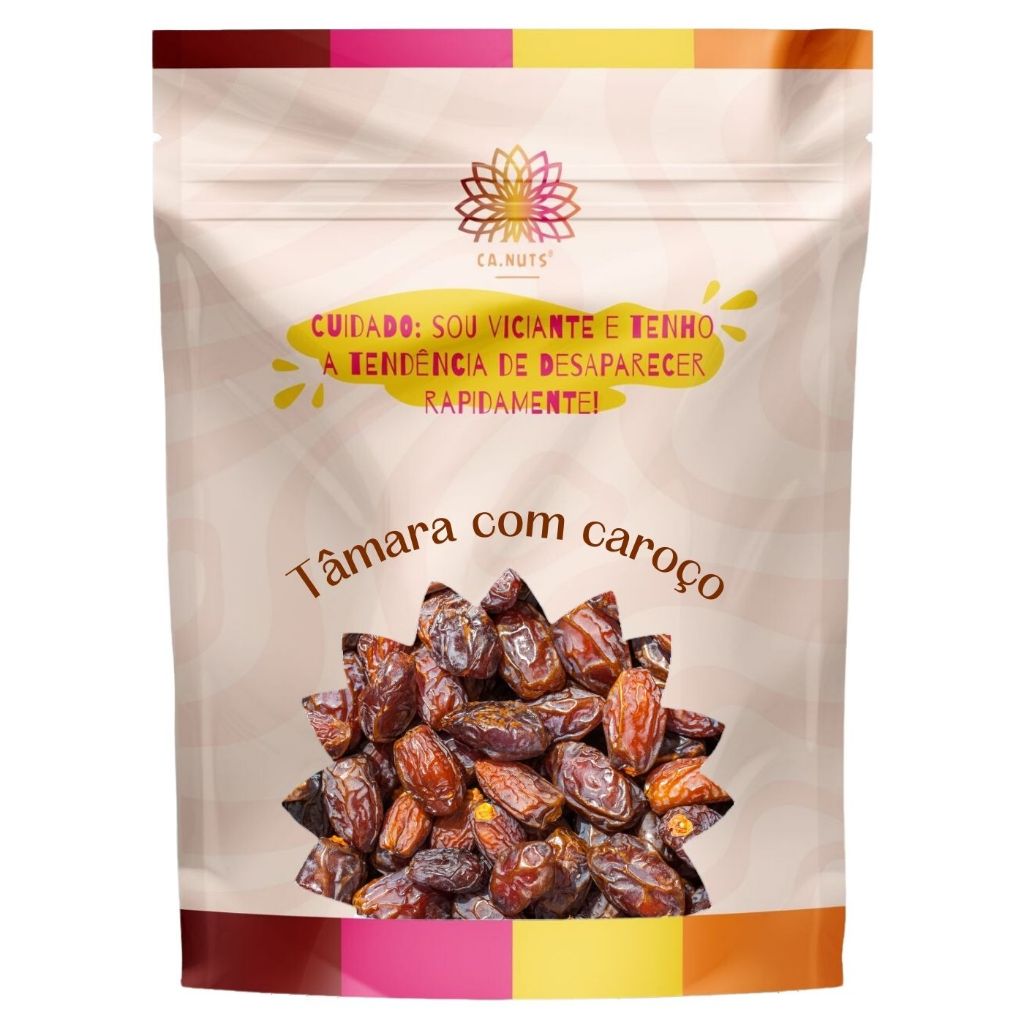 Tâmara Com Caroço Jumbo Ca.Nuts Premium | Marca Ca.Nuts