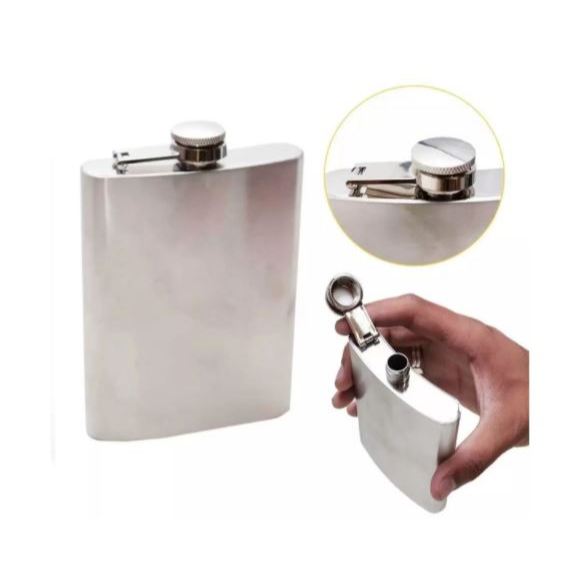 Cantil de Bebida Aço Inox 210ml