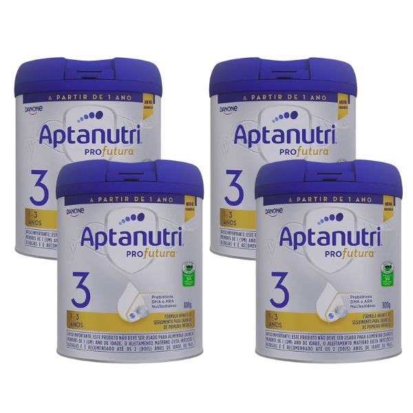 Kit 4 Latas Aptanutri Profutura 3 Lata De 800g Danone