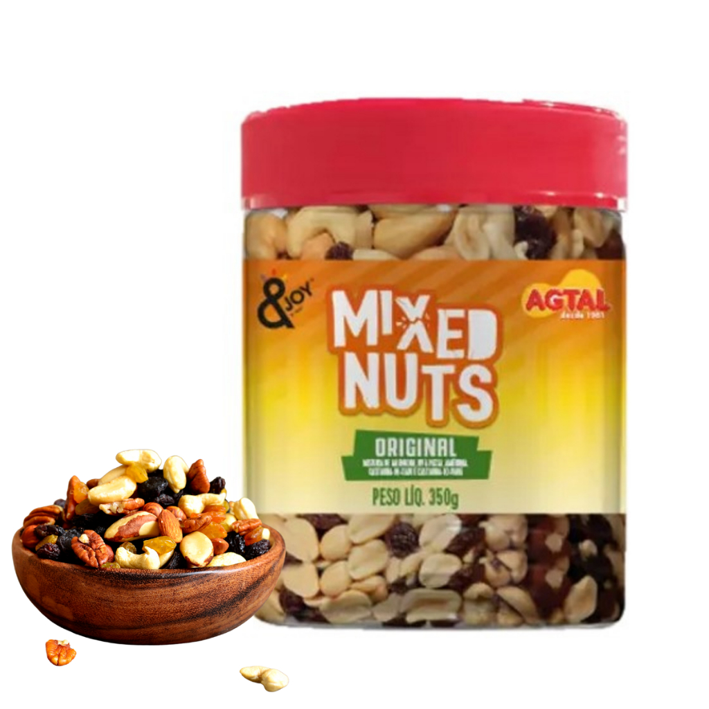 Mixed Nuts Original Agtal &joy 350g (mix Amendoim+castanhas)
