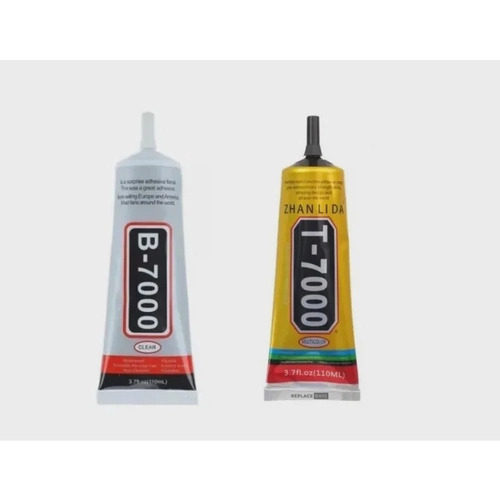 kit 2x Cola de Colar Smartphone B7000 T7000 Multiuso Preta ou Transparente 15Ml Novo