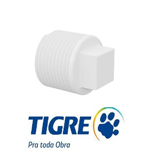 Tampão Plug PVC Roscável 1" Tigre em Oferta na Shopee