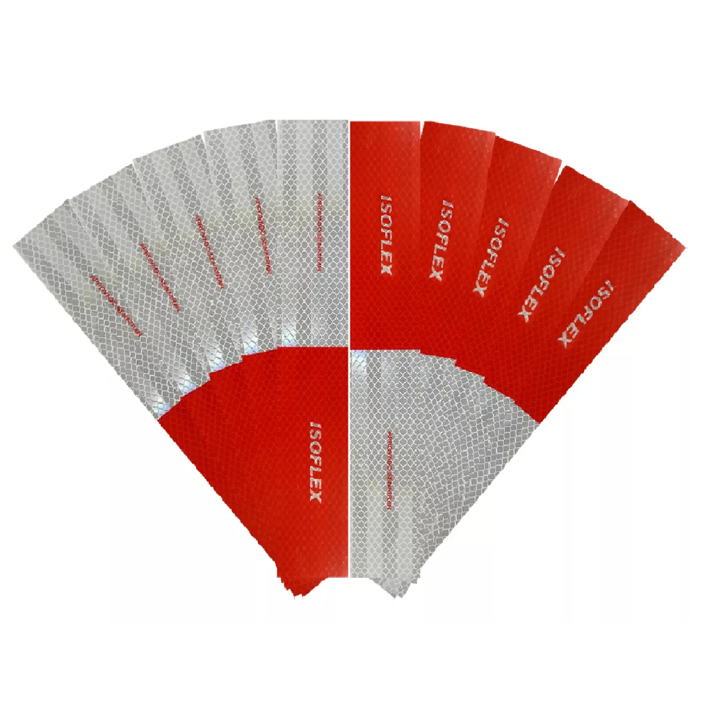 Kit Faixa Refletiva Lateral Caminhão Ônibus Moto Trailer Baú Carreta