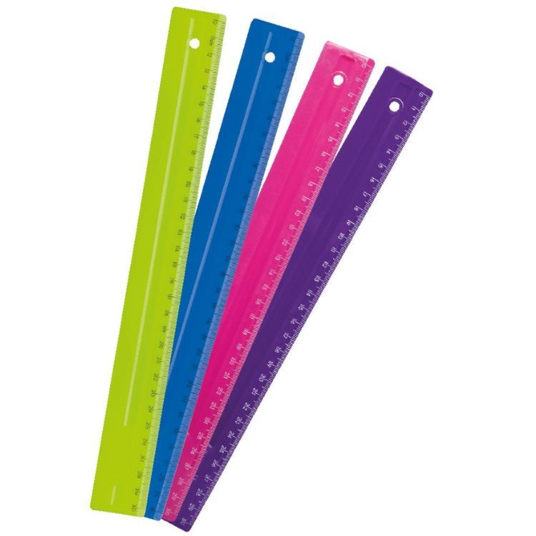 Régua de 30cm Fullcolor 3115 DELLO em Oferta na Shopee