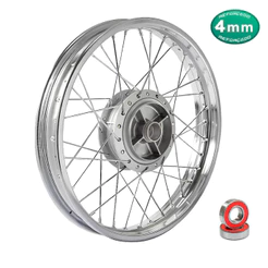 Roda Traseira Cg Titan Fan 150 2004/2017 Raio 4mm + Rolamentos