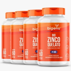 BIGENS KIT 4X BIO ZINCO QUELATO 60 CAPS BIOGENS