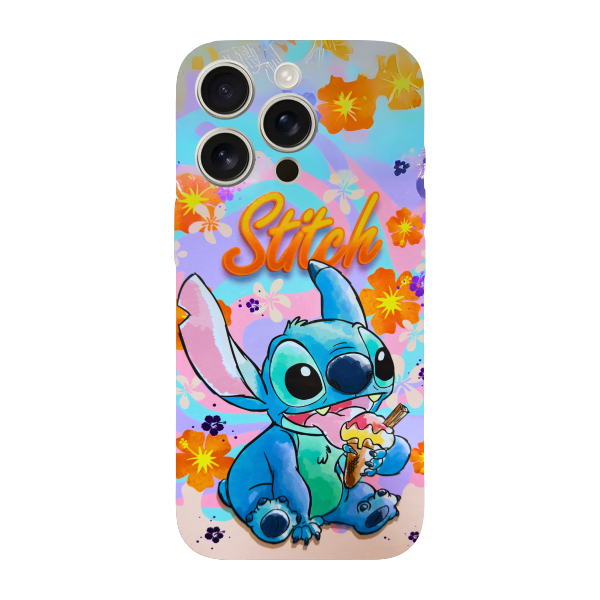 Capinha para iPhone 16 Pro Anti Impacto Personalizada - Stitch - Stiti