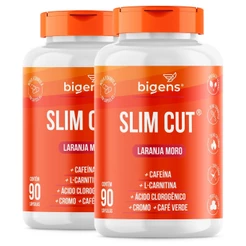 KIT 2X BIGENS SLIM CUT TERMOGENICO 90 CÁPSULAS BIOGENS