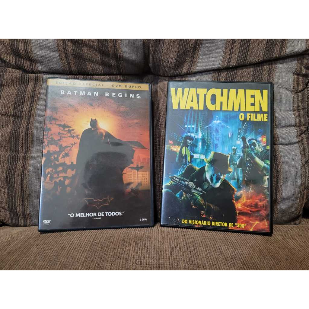 KIT DVDs Batman Begins + Watchmen
