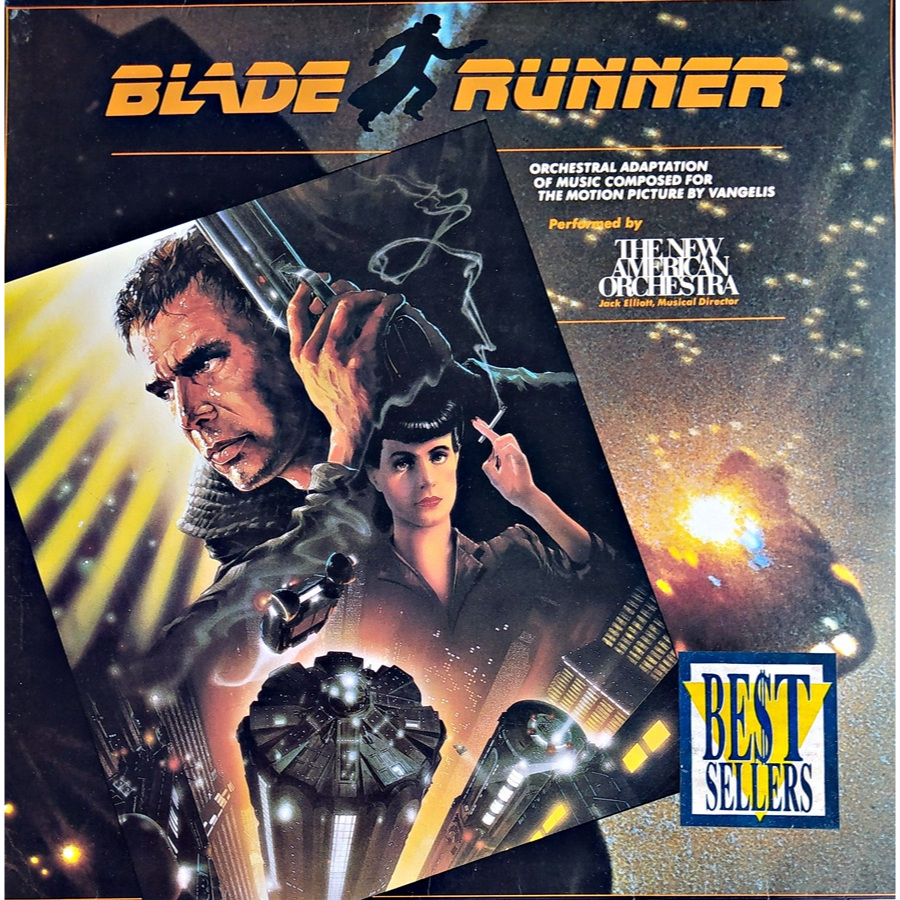 Vinil LP – Blade Runner – The New American Orchestra - Trilha Original – Warner/BMG 1988