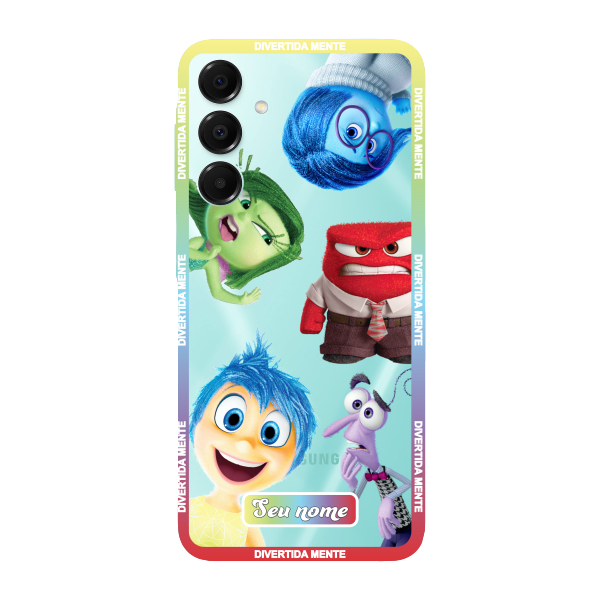 Capinha para Samsung A16 Anti Impacto Personalizada - Divertidamente - Divertida Mente com nome