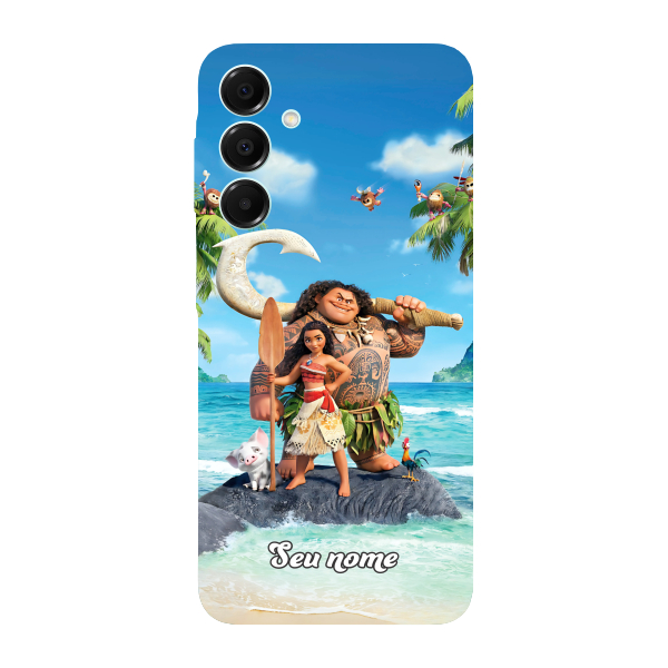 Capinha para Samsung A16 Anti Impacto Personalizada - Moana com nome