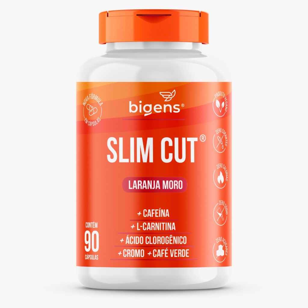 BIGENS SLIM CUT TERMOGENICO 90 CÁPSULAS BIOGENS em Oferta na Shopee