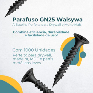 Kit Parafusos GN25 Drywall Trombeta