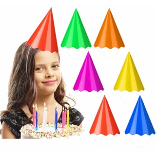 Chapéu para Aniversário Festa Infantil - Chapeuzinho De Aniversário - DIVERSAS CORES em Oferta na Shopee