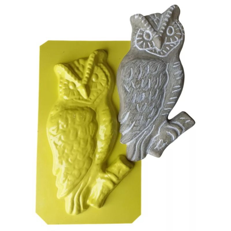 Molde Forma ABS Coruja Grande 39,5x19,5cm Gesso Artesanato em Oferta na Shopee