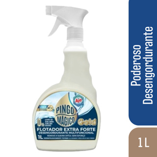 Pingo Mágico Gold Flotador Desengordurante Premium Extra Forte 1L em Oferta na Shopee