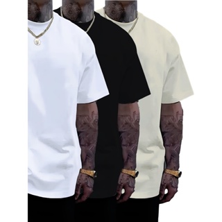 Kit 3 Camisetas Unissex 100% Algodão Lisas Confortável e Casual Alta Qualidade Envio Imediato em Oferta na Shopee