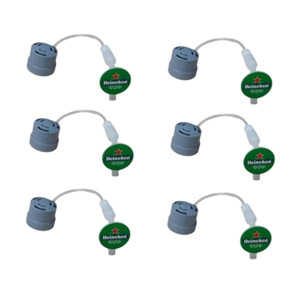 KIT 6 Tubo Chopeira Beertender Krups Heineken B-100 B-101 VB215854 B100 VB215855 B101 VB311E54 B100 VB311E55 B101