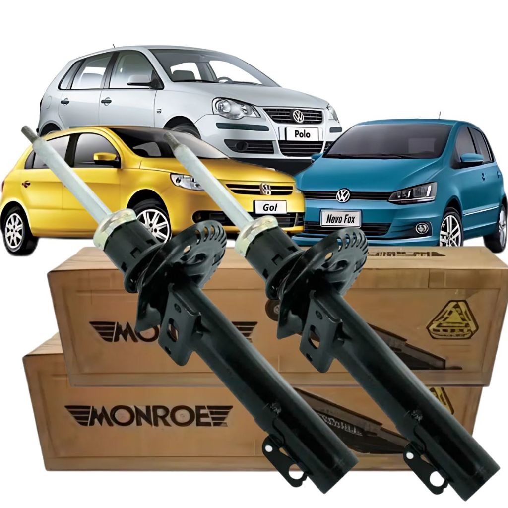 Amortecedor Dianteiro (Par) VW Fox / Spacefox 2016 2017 2018 2019 2020 2021 2022 2023 2024 - Monroe em Oferta na Shopee