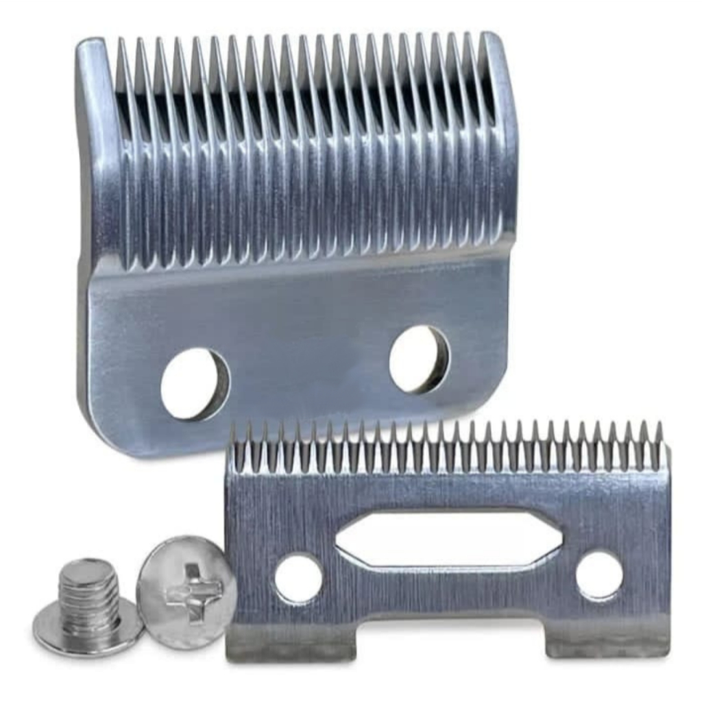 Lâmina De Aço Reposição P/ Máquinas Barbearia KM-1991 em Oferta na Shopee