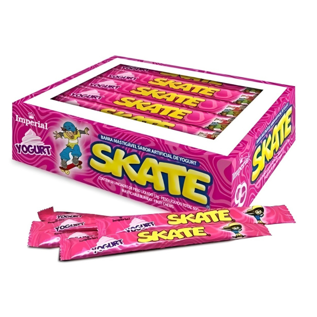 Balas Mastigáveis Skate Yogurt 50/Unidades - Imperial