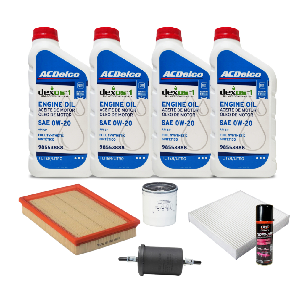 Kit Troca de Oleo GM 1.8 Acima De 2017- Spin, Cobalt /Joy 1.0 8v Acima De 2019/Onix Prisma 6 Marchas