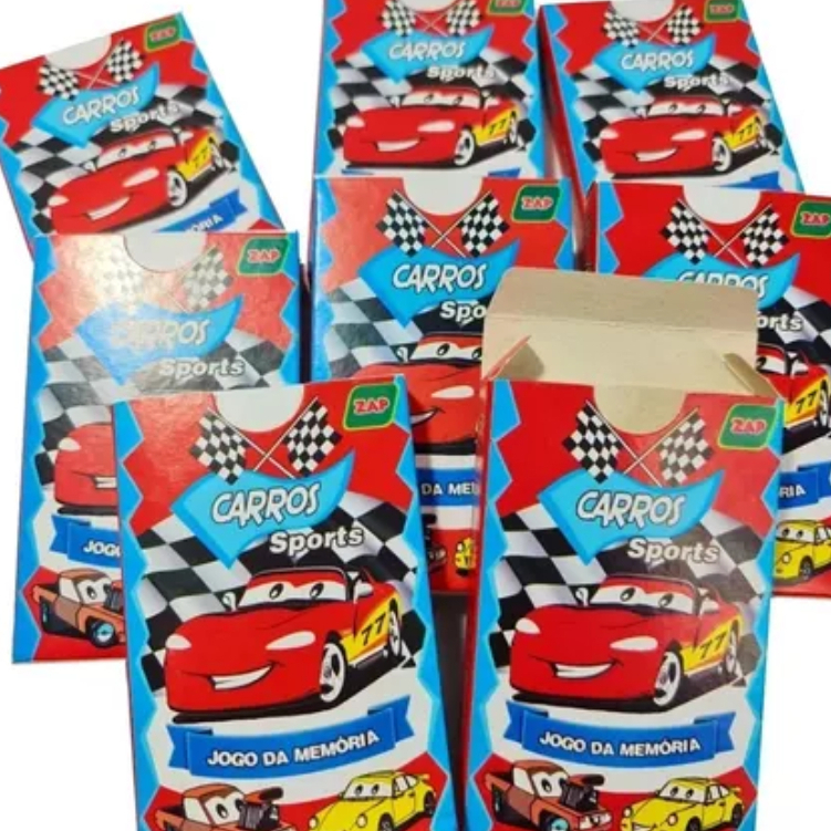 Kit 50 Jogo Da Memoria Carros  Kit Festa Infantil Para Lembrancinha Aniversario Prenda Quermesse em Oferta na Shopee