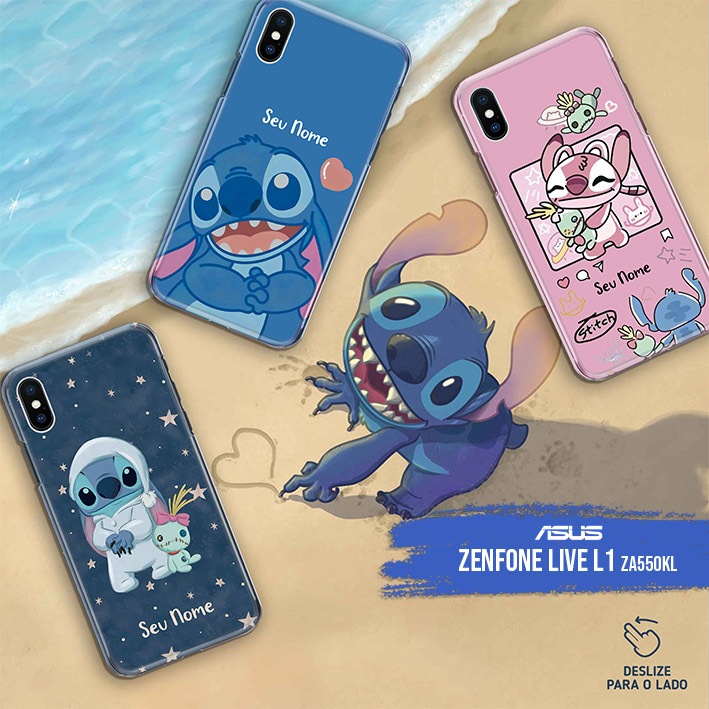 Capa Capinha  - Zenfone Live L1 - ZA550KL - Stitch Personalizadas