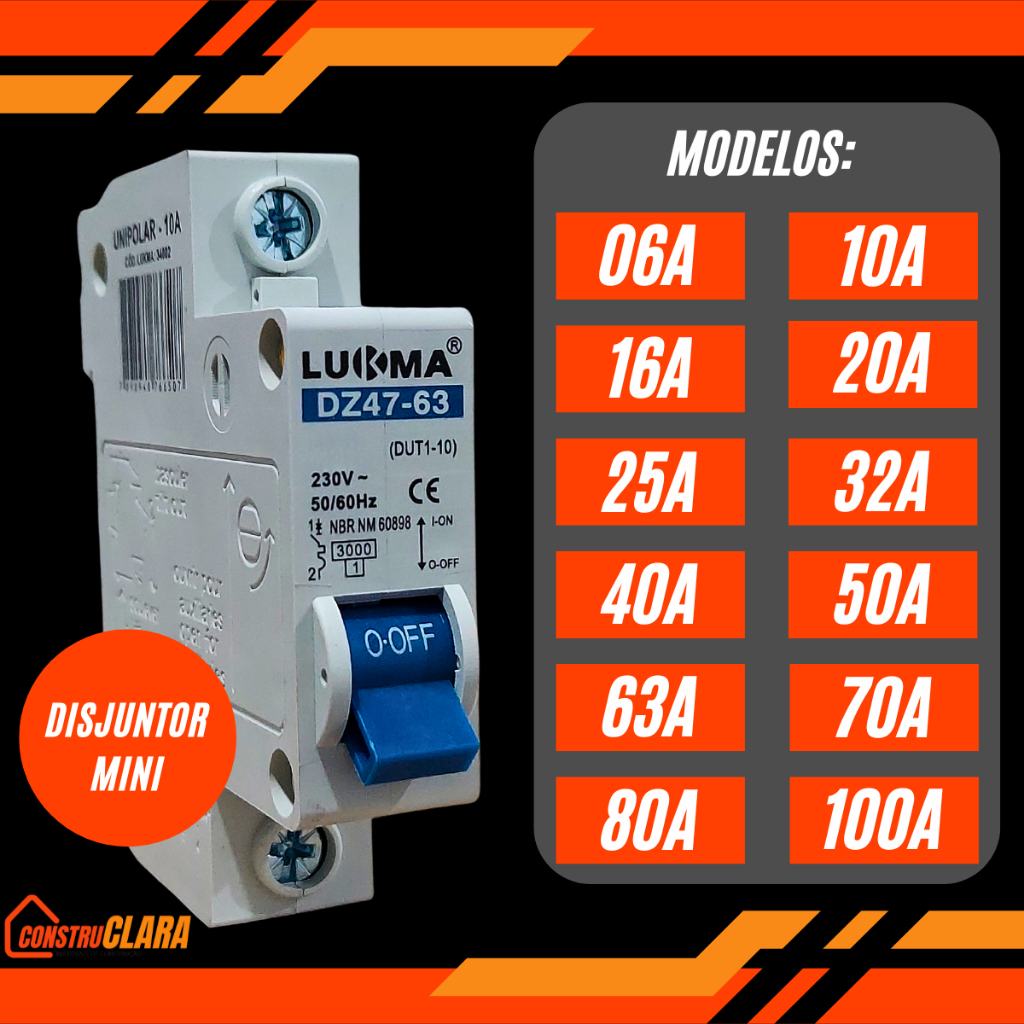 Disjuntor Mini Din: Onde Comprar | BuscaProdutos
