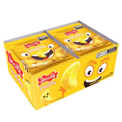 Display Docile Balas de Gelatina Mini Bananas C/12 Unidades de 15g Cada