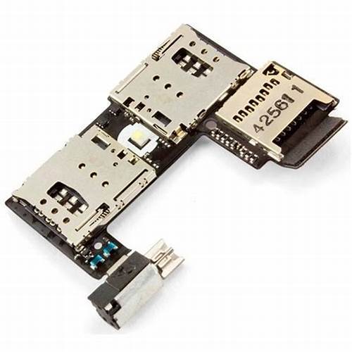Slot Chip Sim Card Micro Sd Flash Conector Leitor Chip CompatívelMoto G2 Xt1068 Xt1069