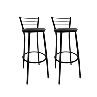 Banquetas Alta Bistrô Bancos Bancada Cozinha Americana Bar Balcão - Direto da Fabrica Kit 2 em Oferta na Shopee