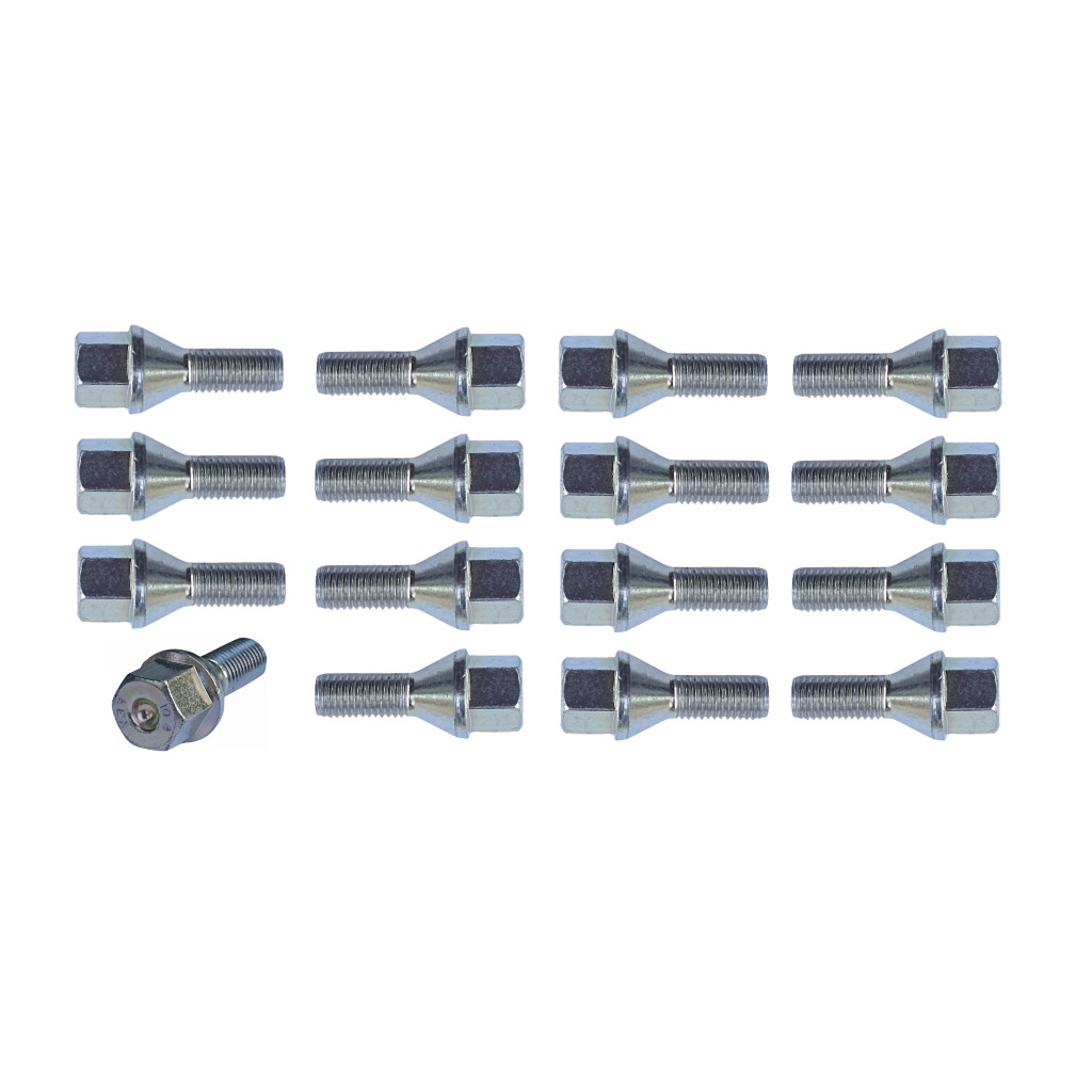 16 Unidades Pacote Parafuso de Roda Aro Cubo Linha Rosca VW Carretinha Reboque Trailer