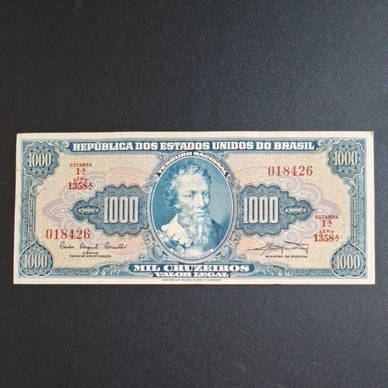 C054 Cédula 1000 cruzeiros soberba