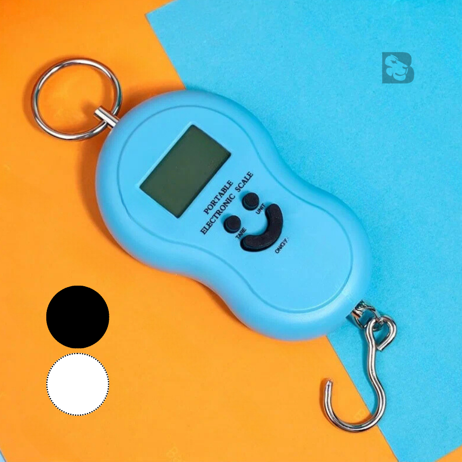 Imagem Balança Portátil de Mala Para Viagem Digital Mão Pesagem de Bolsa Bagagem Peixe Pesca Até 50kg