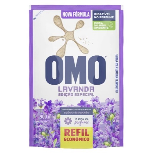OMO Sabao Liquido Refil Lavanda 900ml - Edição Especial
