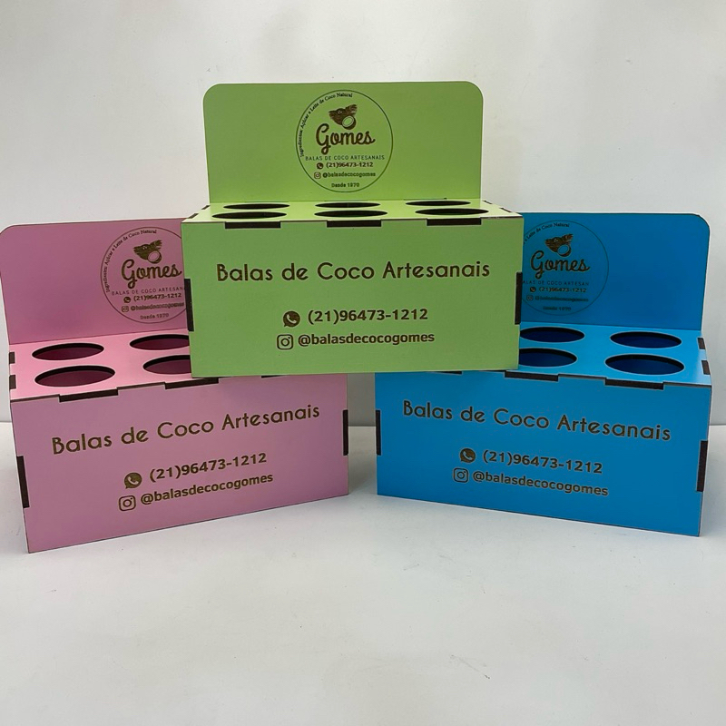 Expositor de Cones Trufados Personalizados, Organize e Valorize Seus Produtos em Oferta na Shopee