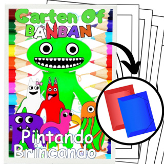 100 Desenhos Para Pintar e Colorir Garten of Banban - Folhas A4 Sulfite Avulsas/Soltas em Oferta na Shopee