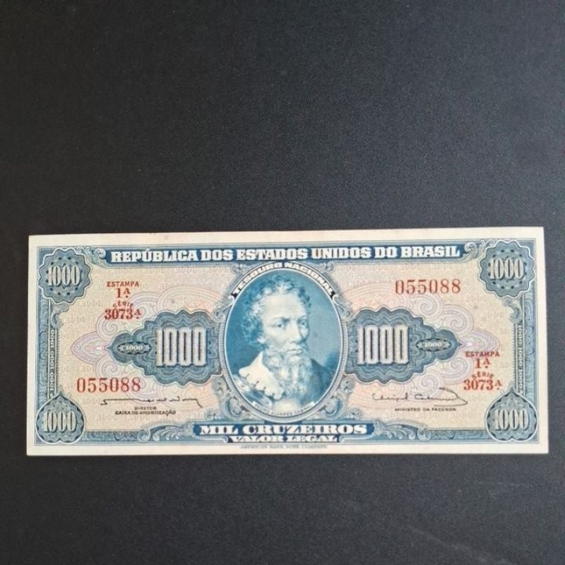 C056 Cédula 1000 cruzeiros soberba/FE