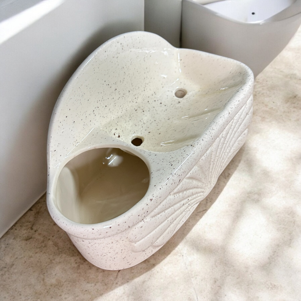 Porta Detergente e Esponja Feito Em Cerâmica Para Organizar a Pia