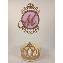 Centro de Mesa Princesa Coroa 👑