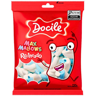 Marshmallow Twist Recheado Azul&Branco 220g Docile em Oferta na Shopee