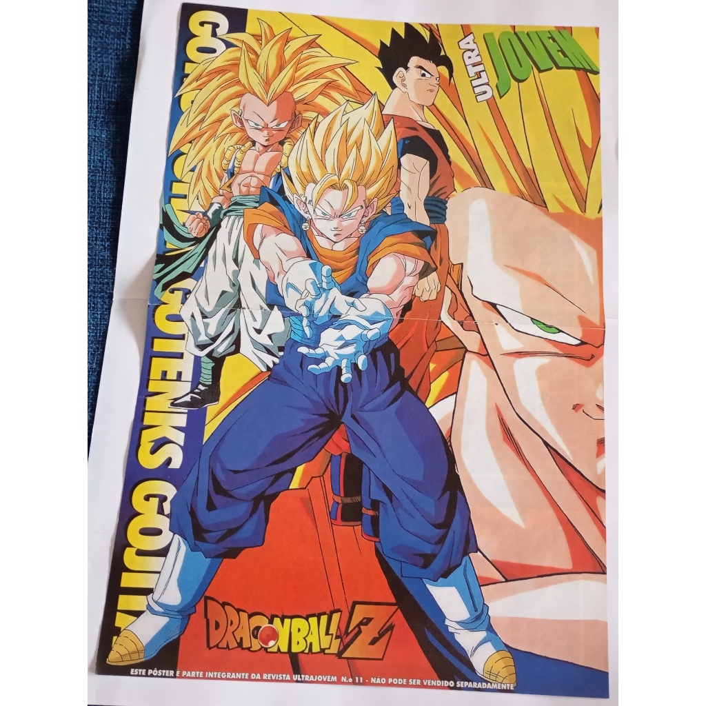 ( Leia ) Pôster Da Revista Ultra Jovem Nº 11 Dragon Ball Z