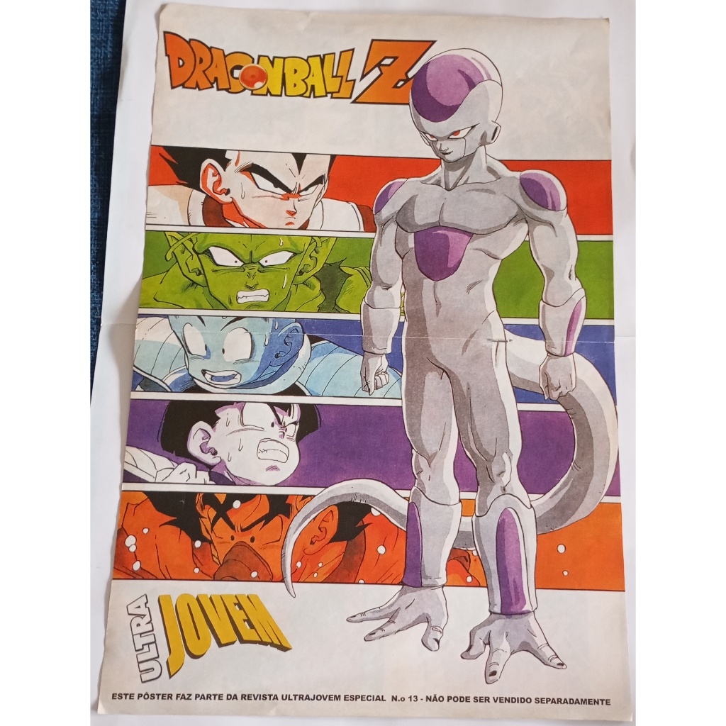 ( Leia ) Pôster Da Revista Ultra Jovem Nº 13 Dragon Ball Z
