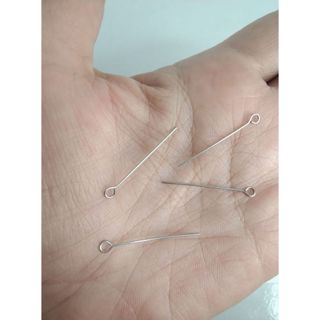 100 Alfinetes Contra Pino em Aço Inox 35mm Montagem de Bijuterias e Artesanatos em Oferta na Shopee